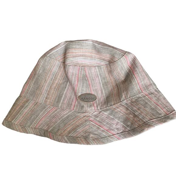 Kangol Pastel Casual Stripe Bucket Hat Small Reversible NWOT main image 5